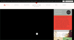 Desktop Screenshot of hotel-adler.de